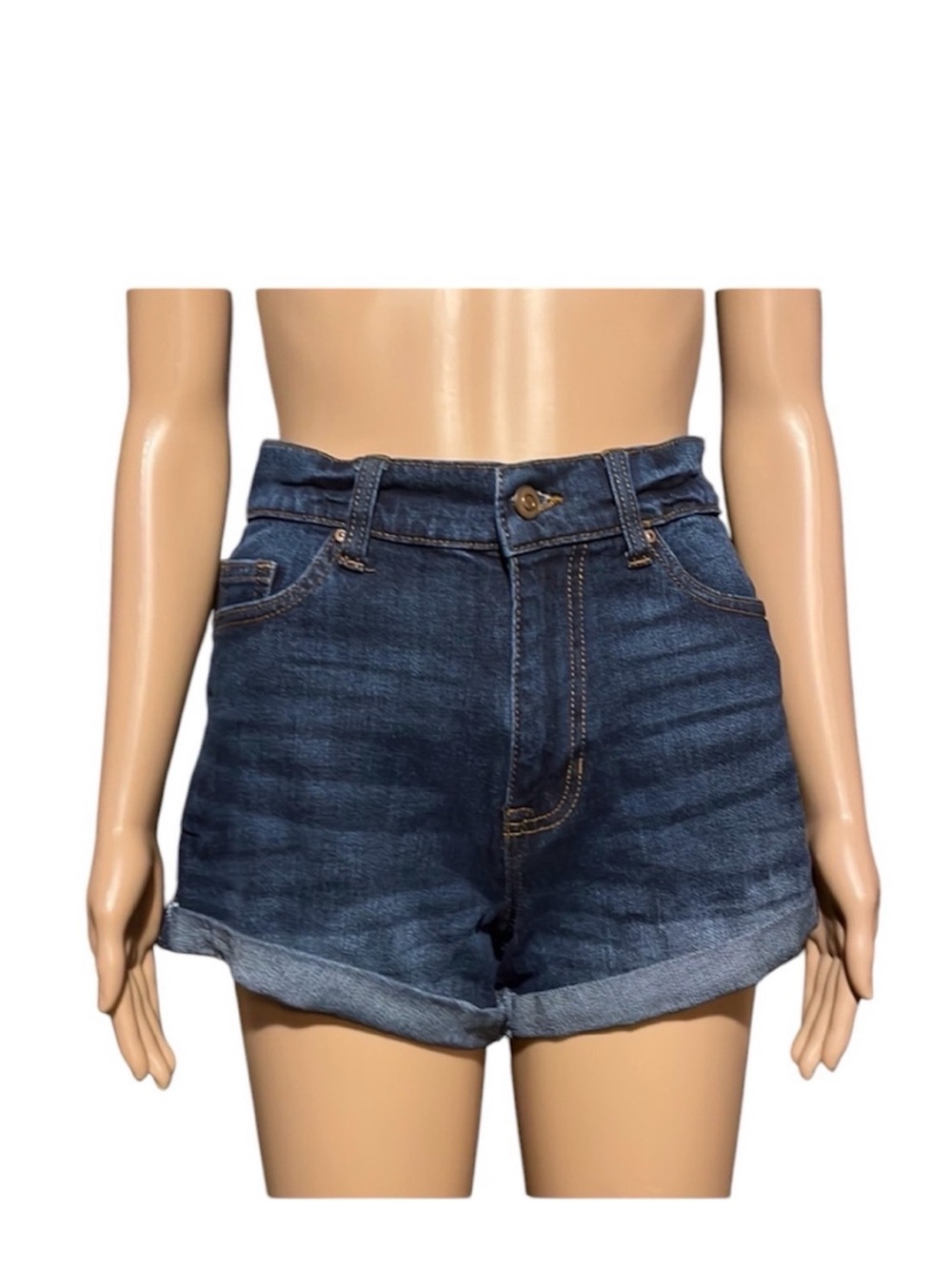 💰BOGO FREE NoBo High Rise Waist Denim Jean Shorts
